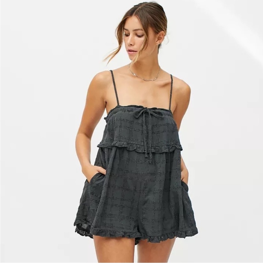 Urban Outfitters Ruffle Me Up Romper